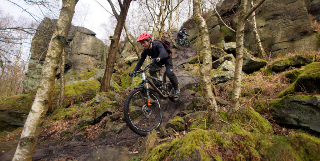 Enduro and downhill mountain bike coaching, Wharncliffe, Sheffield